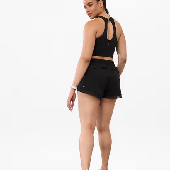 Mesh Racer Run Mid Rise 4" Short size M - Picture 2 of 8